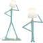 Lampe sur pied DEL 62,2 po Daryna