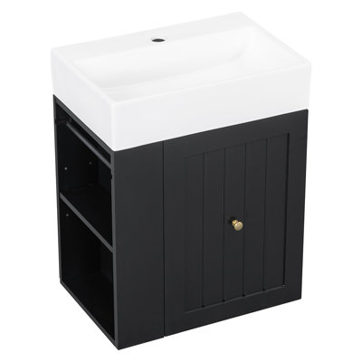 20-Inch Bathroom Vanity With Ceramic Sink
