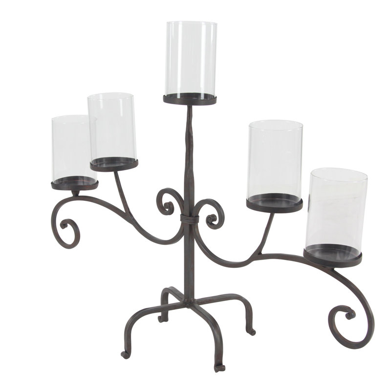 21'' H Metal Tabletop Candelabra