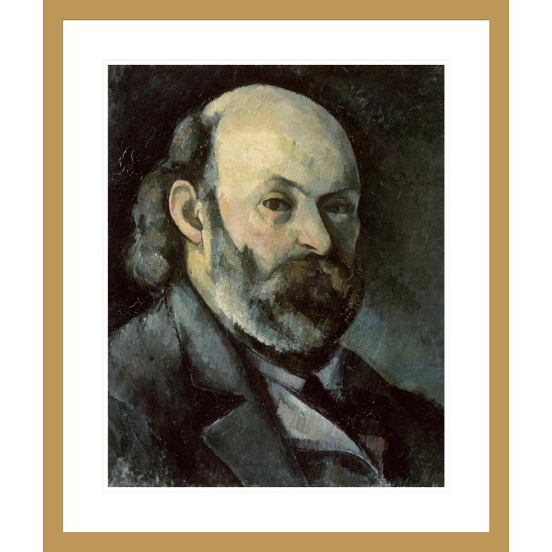 Autoportrait par Paul Cézanne, impression giclée sur cadre, H 27,8 po x l 23,5 po