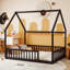 Lits sécuritaires pour lit double, structure de maison en bois de pin, chambre d'enfant de ferme