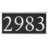 Serif 1-Line Wall Address Plaque