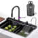 Lefton 33"x22" Single Bowl Stainless Steel Kitchen Sink Ks2207l With 1 Hp Continuous Feed Garbage Disposal Lgd-1010