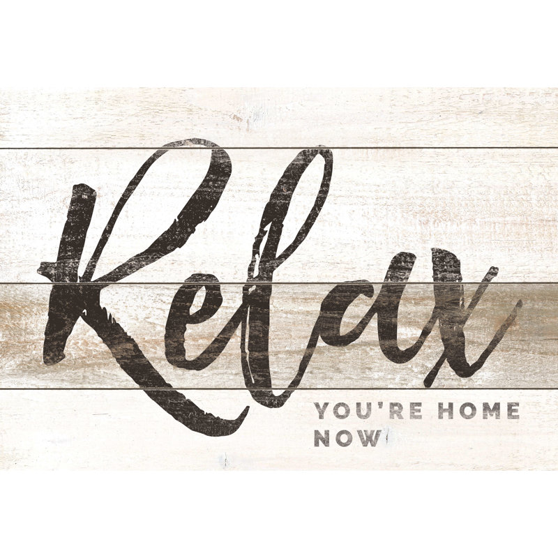 Relax Home Wood - Wrapped Canvas Art Prints, 20cm H x 30cm W x 3.8cm D