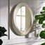 Brentwood Retro Manufactured Wood Oval Mirror
