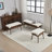 classic and minimalist Fabric Upholstered Entryway Bench with Wood Frame & End of Bed Bench for Bedroom Living Room-32883393-33426574