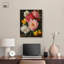 «Garden's Glory Canvas Dark Elegant Florals» par Art Remedy-115024651-115024658