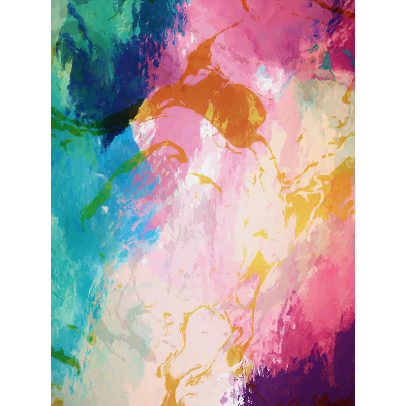 Abstract Composition 1037 Print by Angel Estevez, Black Framed Paper, 31.2" H x 25.2" W