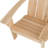 Brently Modern Wood Adirondack Chair Preassembled Back And Seat