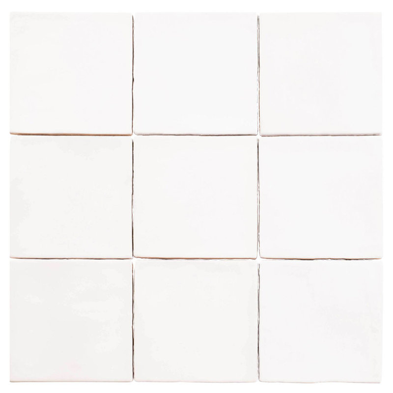Fion 4-in. Mediterranean-Inspired Glossy Ceramic Wall Tile, Keissi