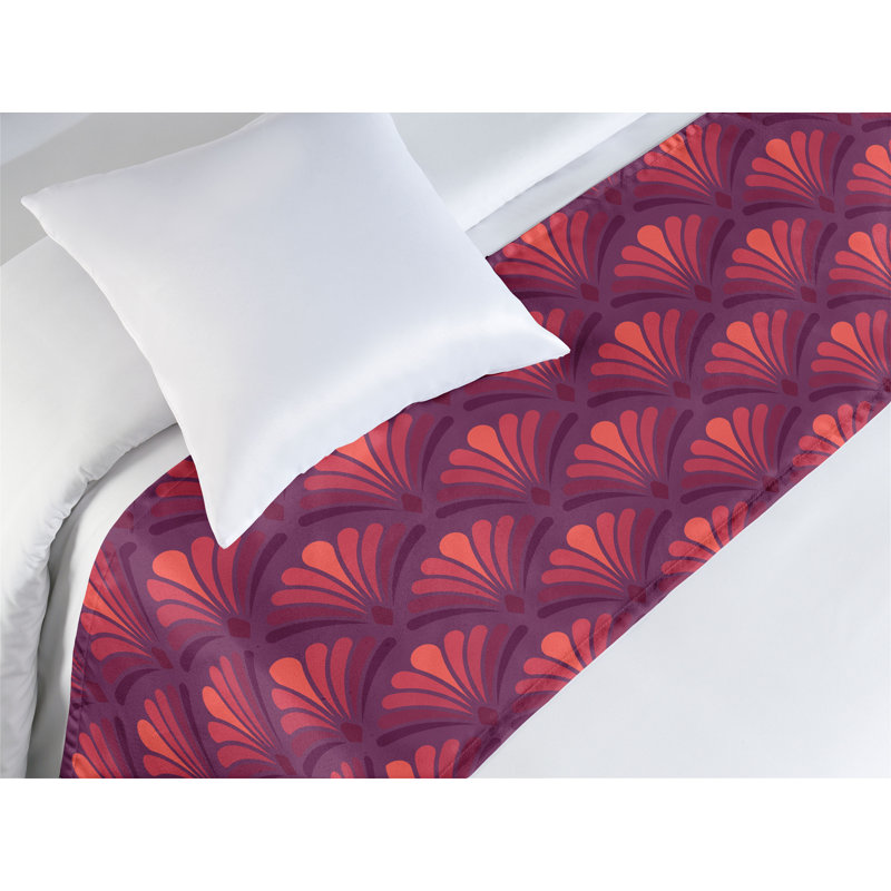 Foulard de lit Ambesonne Art Deco Nostalgic Shell, Lit simple