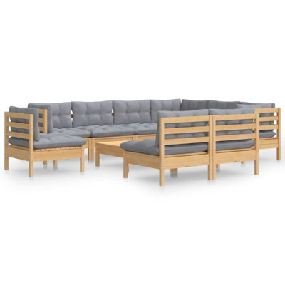 Cowton 25" Long Pine Slat Seat with Cushions by Latitude Run