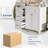 36 " W Freestanding Standard Free Standing Single Double With Ceramic Top-296245854
