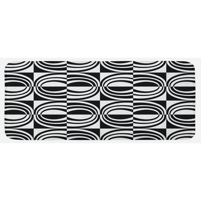 Modern & Contemporary Synthetic Kitchen Mat