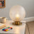 1 - Light Glass Globe Table Lamps