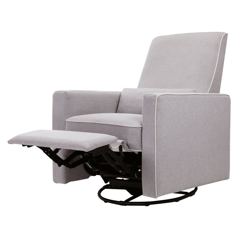 Piper Swivel Reclining Glider, Gray