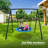 Breezy Days Klo Kick Metal Swing Set with 1 Swing(s)