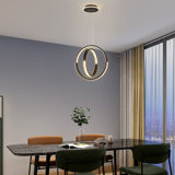 Afraa 2 - Light Matte Black LED Unique/Statement Pendant