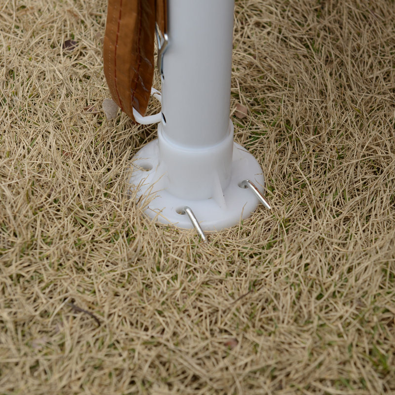 Tente pour fête en acier de l 10 pi, Marron, l 360 po