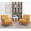 Upholstered Linen Blend Armchair-8834843