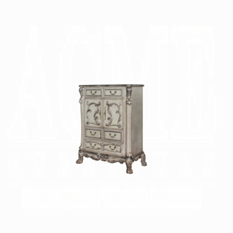 Dresden CHEST, Vintage Bone White