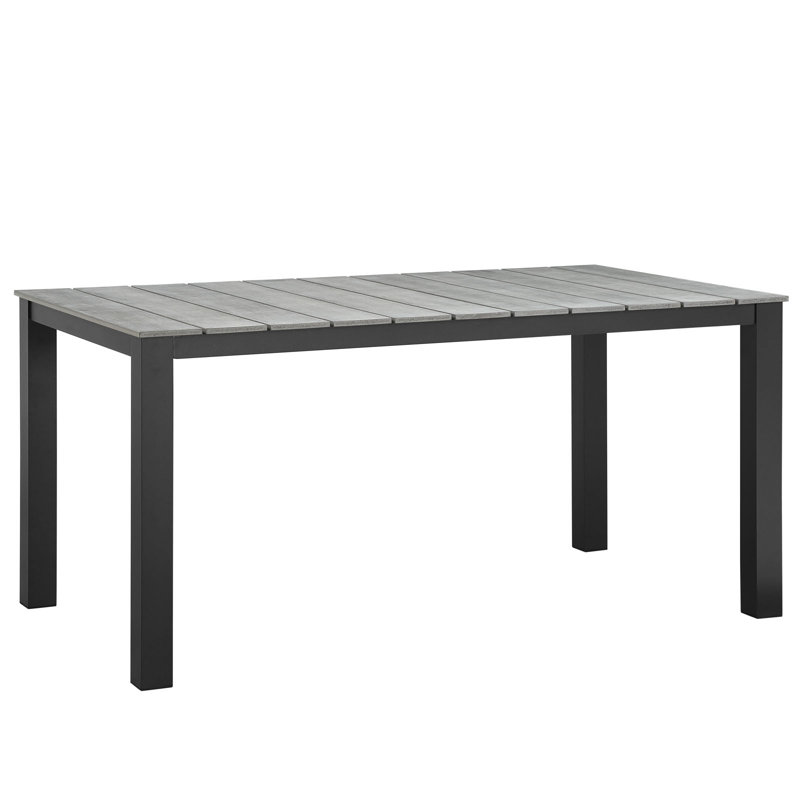 Table de salle à manger Maine, Brun/gris, H 29,5 po x l 63 po x P 35,5 po