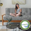 Matelas de futon en mousse viscoélastique imprégnée de gel Mcgrane Barkingside - Fabriqué aux États-Unis, certifié CertiPUR-US, cadre non inclus-289435650-289435653-291499712