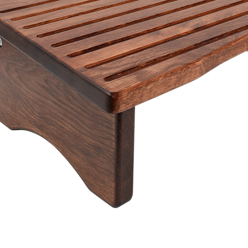 Consdan Footrest, Ergonomic Footrest for Under Desk at work, Nursing Footstool, Chocolate