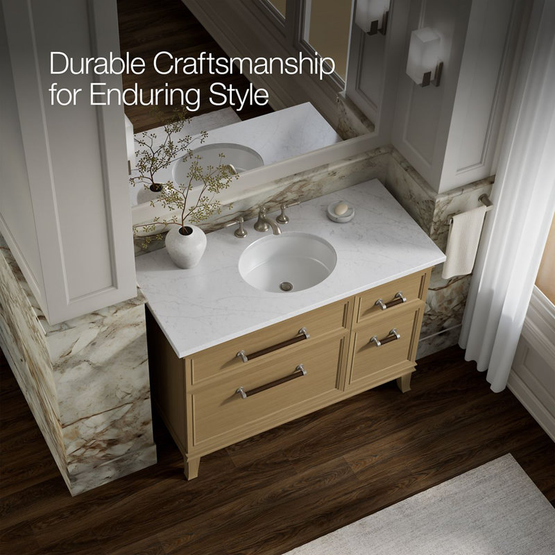 Artifacts 48 In. Bathroom Vanity Cabinet, Cream