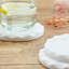 Round White Marble Coasters