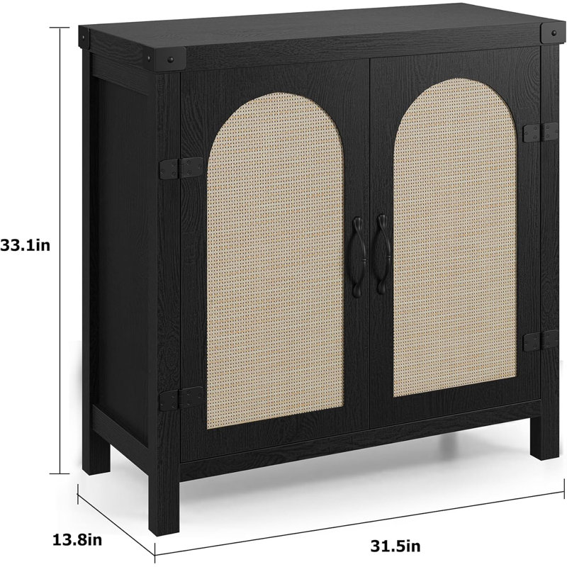 31.5cm Sideboard, Black