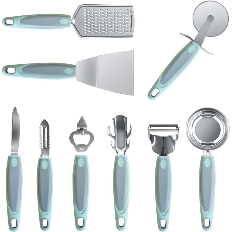 9 Pcs Stainless Steel Kitchen Gadget Set