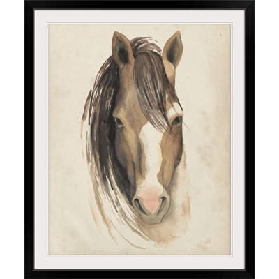 « v », reproduction d’art sur affiche Watercolor Animal Study