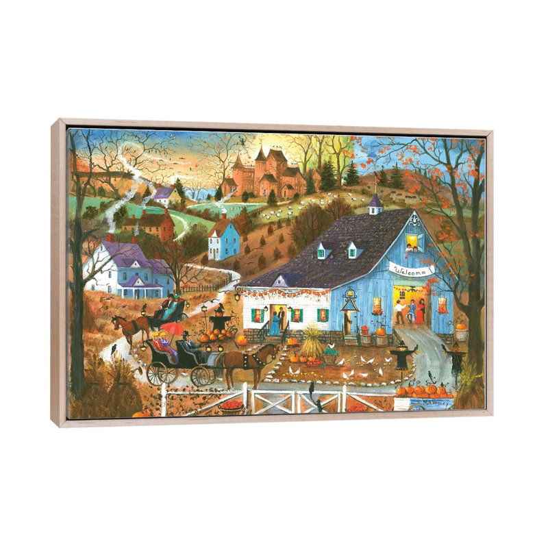 «A Magical Evening», reproduction d'art sur toile tendue, 48 po x 32 po, Framed Canvas, Beige