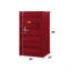 Commode rouge moderne