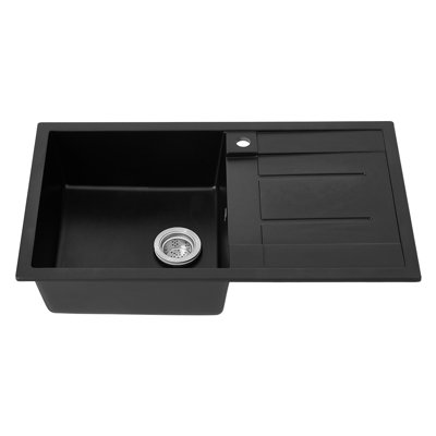 17 Stories 87mm W Single Bowl Composite Undermount Kitchen Sink