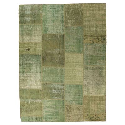 One-of-a-Kind 5'9" X 7'10" Wool Area Rug in Green