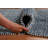Striped Blue Gabbeh Oriental Rug 4x6