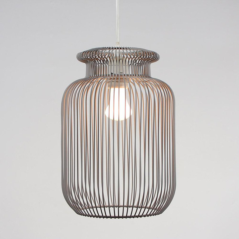 1 - Light Matte Black Chandelier Pendant