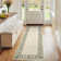 Farmhouse Floral Rug Washable Area Rug Non Slip, Soft Non Shedding Indoor Carpets, Low Pile Thin Foldable Printed Floor Mats, Bordered Carpet for Living Room Nursery Bedroom