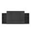 Lit escamotable double avec rangement peu encombrant-1095889880