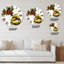 Banane et baies rouges - horloge murale maison de campagne-60329473