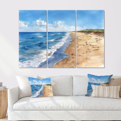 Italian Beachside Shores - Ensemble d'art mural plage