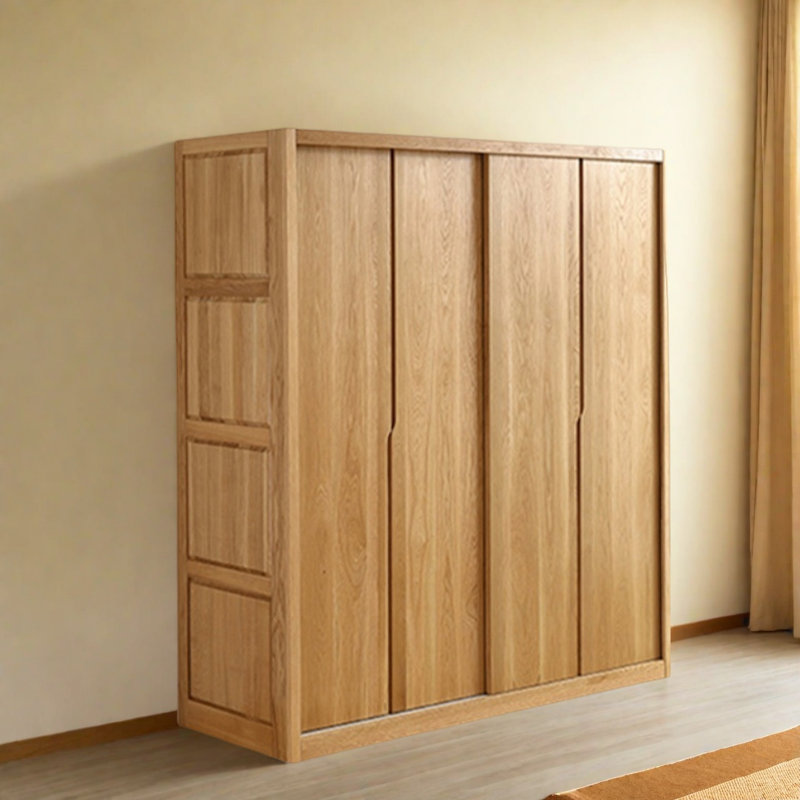 Armoire moderne coulissante simple, H 78,74 po x l 62,99 po x P 22,44 po