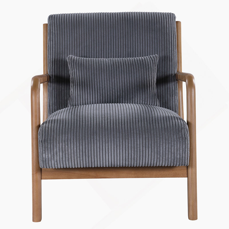 Chaise longue en bois, Gris, Brun