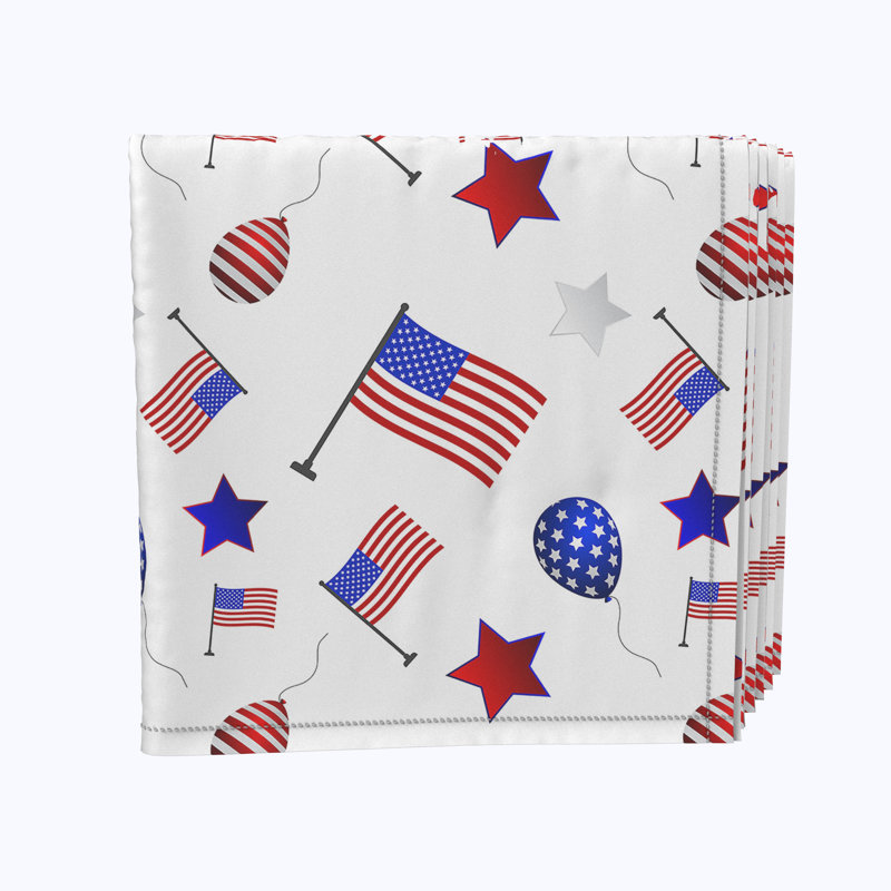 Polyester Geometric Square Napkin