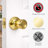 Terrace Passage Hall/Closet Door Knob with Universal 6-Way Latch-14651638