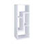 Convertible TV Console And Bookcase in White-108804142-108804143