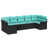 Structure noire / Coussin bleu est en rupture de stock