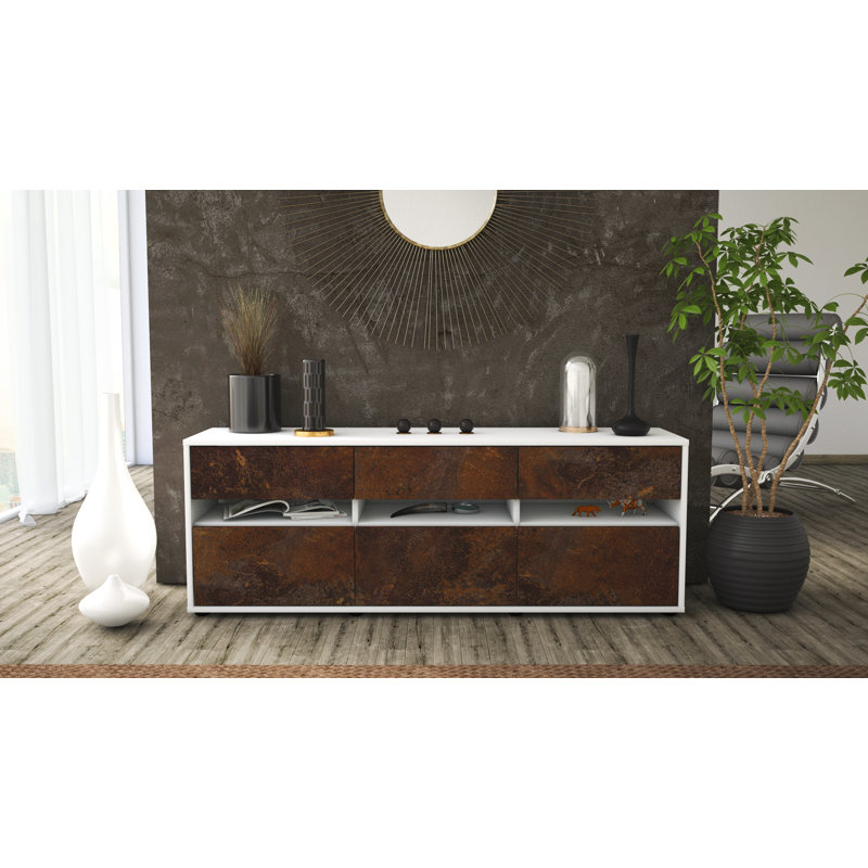 Yamashita TV Stand, Rost/Matt Weiß